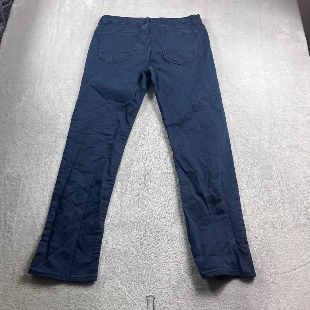 Banana Republic Travel Jean Mens 34x32 Slim Fit Navy Blue Stretch Pants